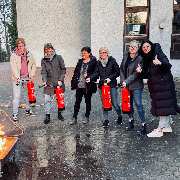 Brandschutzhelfer Ausbildung mit Berufsfeuerwehrmännern - GALLERY