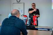 Brandschutzhelfer Ausbildung mit Berufsfeuerwehrmännern - GALLERY