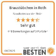Braustübchen in Roth - werkenntdenBESTEN.de Qualitätssiegel