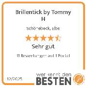 Brillentick by Tommy H - werkenntdenBESTEN.de Qualitätssiegel
