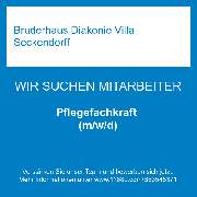 Bruderhaus Diakonie Villa Seckendorff - Pflegefachkraft (m/w/d)