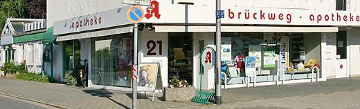 Brückweg-Apotheke - Aussenansicht der Brückweg-Apo …