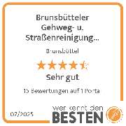 Brunsbütteler Gehweg- u. Straßenreinigung GmbH - werkenntdenBESTEN.de Qualitätssiegel