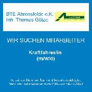 BTE Ahrensfelde e.K. Inh. Thomas Götze - Kraftfahrer/in (m/w/d)