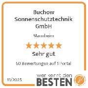 Buchow Sonnenschutztechnik GmbH - werkenntdenBESTEN.de Qualitätssiegel