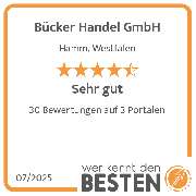 Bücker Handel GmbH - werkenntdenBESTEN.de Qualitätssiegel