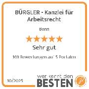 BÜRGLER - Kanzlei für Arbeitsrecht - werkenntdenBESTEN.de Qualitätssiegel