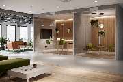 Büro-Creativ GmbH - Büro- & Objekteinrichtung - Ein stilvoll gestaltetes Büro mit modernen Loungemöbeln und innovativen Meetingräumen. Die Kombination aus natürlichen Materialien, Glaswänden und ergonomischen Sitzmöbeln schafft eine produktive und zugleic
