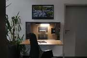 Büro-Creativ GmbH - Büro- & Objekteinrichtung - Homeoffice Ausstattung - Klappbarer Wandschreibtisch