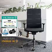 Büromöbel Plus - Ergonomischer Bürostuhl lento Agilis Matrix MT12 mit schwarzem Fußkreuz – 30 Jahre Garantie – Made in Germany ????????