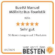 Bus4U Manuel Möllnitz Bus-Touristik - werkenntdenBESTEN.de Qualitätssiegel