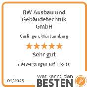 BW Ausbau und Gebäudetechnik GmbH - werkenntdenBESTEN.de Qualitätssiegel