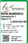 Carsten Rohde, Baumschule - 1
