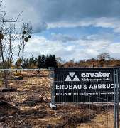Cavator Gebäudetechnik GmbH - Cavator Bauzaunbanner