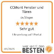 CCMont Fenster und Türen - werkenntdenBESTEN.de Qualitätssiegel