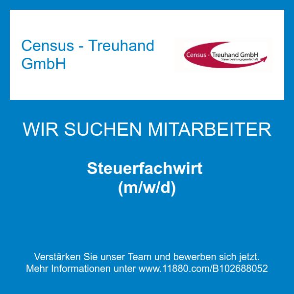 Census - Treuhand GmbH - Steuerfachwirt (m/w/d)