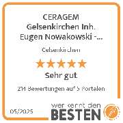 CERAGEM Gelsenkirchen Inh. Eugen Nowakowski - Massagegerät & Gesundheitsstudio - werkenntdenBESTEN.de Qualitätssiegel
