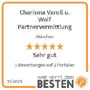 Charisma Varoß u. Wolf Partnervermittlung - werkenntdenBESTEN.de Qualitätssiegel