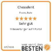 Chessdent - werkenntdenBESTEN.de Qualitätssiegel