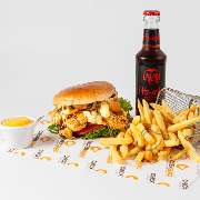 4-Crazy Burger Menü