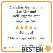 Christian Genrich Ihr Sanitär- und Heizungsmeister - werkenntdenBESTEN.de Qualitätssiegel