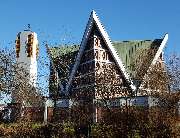 Christuskirche Bingen am Rhein - Evangelische Christuskirchengemeinde Bingen-Büdesheim - Außenansicht der ev. Christuskirche in Bingen am Rhein