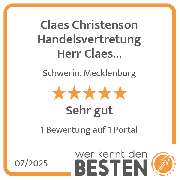 Claes Christenson Handelsvertretung Herr Claes Christenson - werkenntdenBESTEN.de Qualitätssiegel
