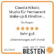 Claudia Nikolic Studio für Permanent Make-up & Fineline-Tattoo - werkenntdenBESTEN.de Qualitätssiegel