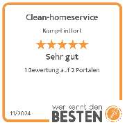 Clean-homeservice - werkenntdenBESTEN.de Qualitätssiegel