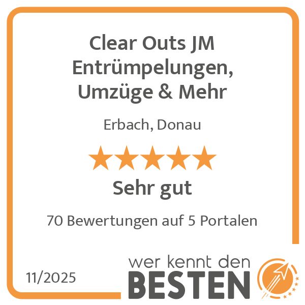 Clear Outs JM Entrümpelungen, Umzüge & Mehr - werk …