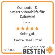 Computer & Smartphonehilfe für Zuhause! - werkenntdenBESTEN.de Qualitätssiegel
