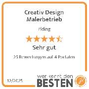 Creativ Design Malerbetrieb - werkenntdenBESTEN.de Qualitätssiegel