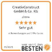 CreativConstruct GmbH & Co. KG - werkenntdenBESTEN.de Qualitätssiegel