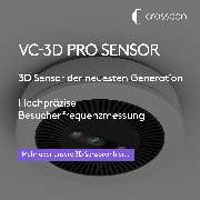 Crosscan Gesellschaft mit beschränkter Haftung - Crosscan VC-3D PRO Sensor - Hochpräzise Besucherfrequenzmessung