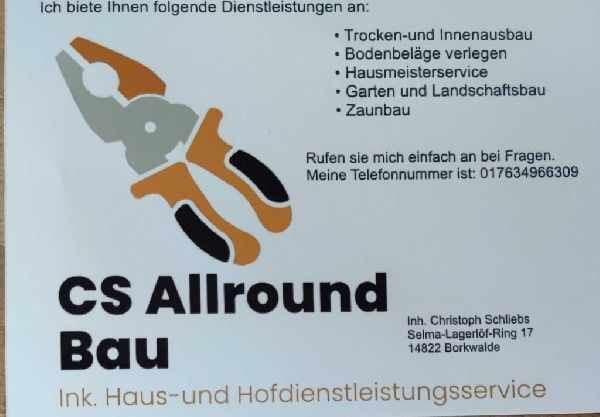 CS Allround Bau - Firmenlogo