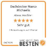 Dachdecker Marco Michaelis - werkenntdenBESTEN.de Qualitätssiegel