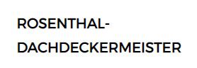 Dachdeckermeister Benjamin Rosenthal - 1