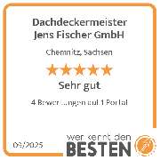 Dachdeckermeister Jens Fischer GmbH - werkenntdenBESTEN.de Qualitätssiegel