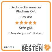 Dachdeckermeister Vladimir Ort - werkenntdenBESTEN.de Qualitätssiegel