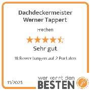 Dachdeckermeister Werner Tappert - werkenntdenBESTEN.de Qualitätssiegel
