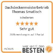 Dachdeckermeisterbetrieb Thomas Smatloch - werkenntdenBESTEN.de Qualitätssiegel