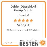 Dahler Düsseldorf Group GmbH - werkenntdenBESTEN.de Qualitätssiegel