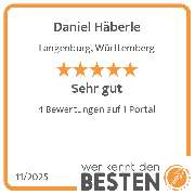 Daniel Häberle - werkenntdenBESTEN.de Qualitätssiegel