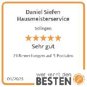 Daniel Siefen Hausmeisterservice - werkenntdenBESTEN.de Qualitätssiegel