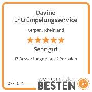 Davino Entrümpelungsservice - werkenntdenBESTEN.de Qualitätssiegel