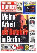 DD - Detektei Dudzus UG - Titelseite Berliner Kurier 2022