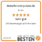 deinefensterputzer.de - werkenntdenBESTEN.de Qualitätssiegel