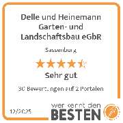 Delle und Heinemann Garten- und Landschaftsbau eGbR - werkenntdenBESTEN.de Qualitätssiegel