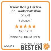 Dennis König Garten- und Landschaftsbau GmbH - werkenntdenBESTEN.de Qualitätssiegel