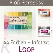 Karten-Farbpass Frühlingstyp mit 44 Farben - Loop